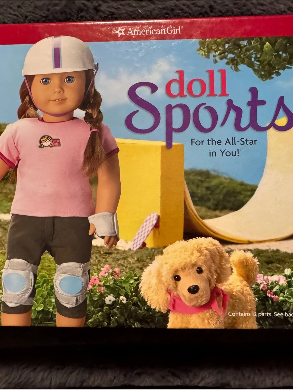 American Girl Doll Sports bookPink Activewear Set